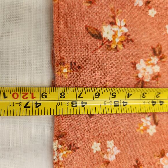 Ellisworth & Ivey Dress Womens S Coral Floral Maxi Front Button Cottagecore Boho - Picture 13 of 16